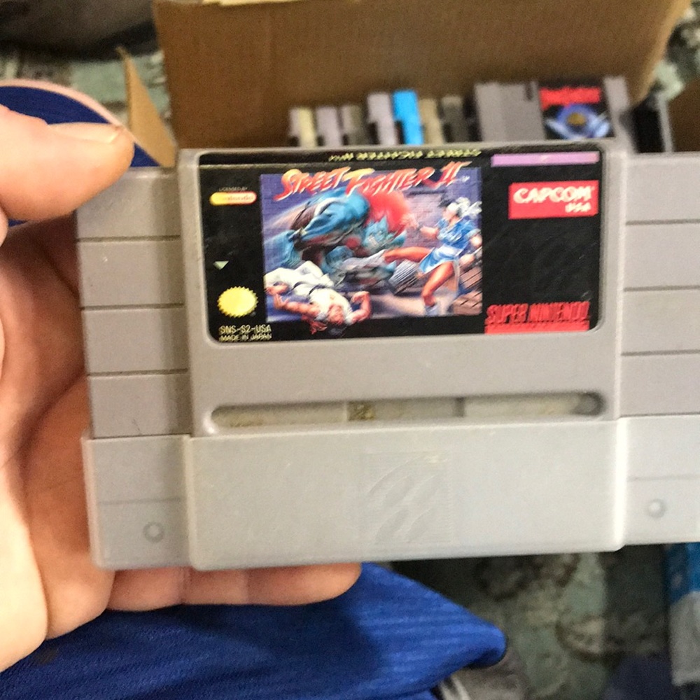 Super Nintendo video game street fighter two